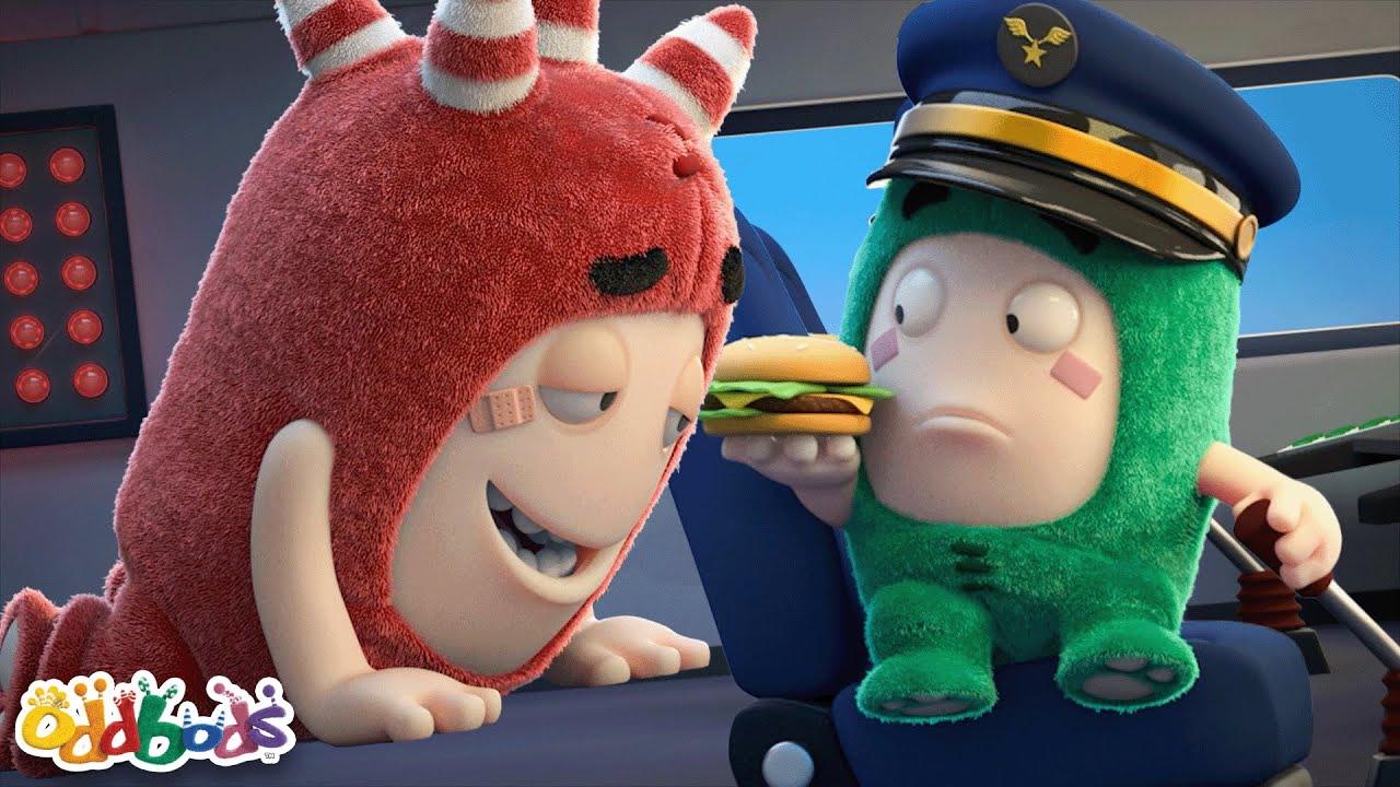 Turbulence | BEST OF NEWT 💗 | ODDBODS | Funny Cartoons for Kids