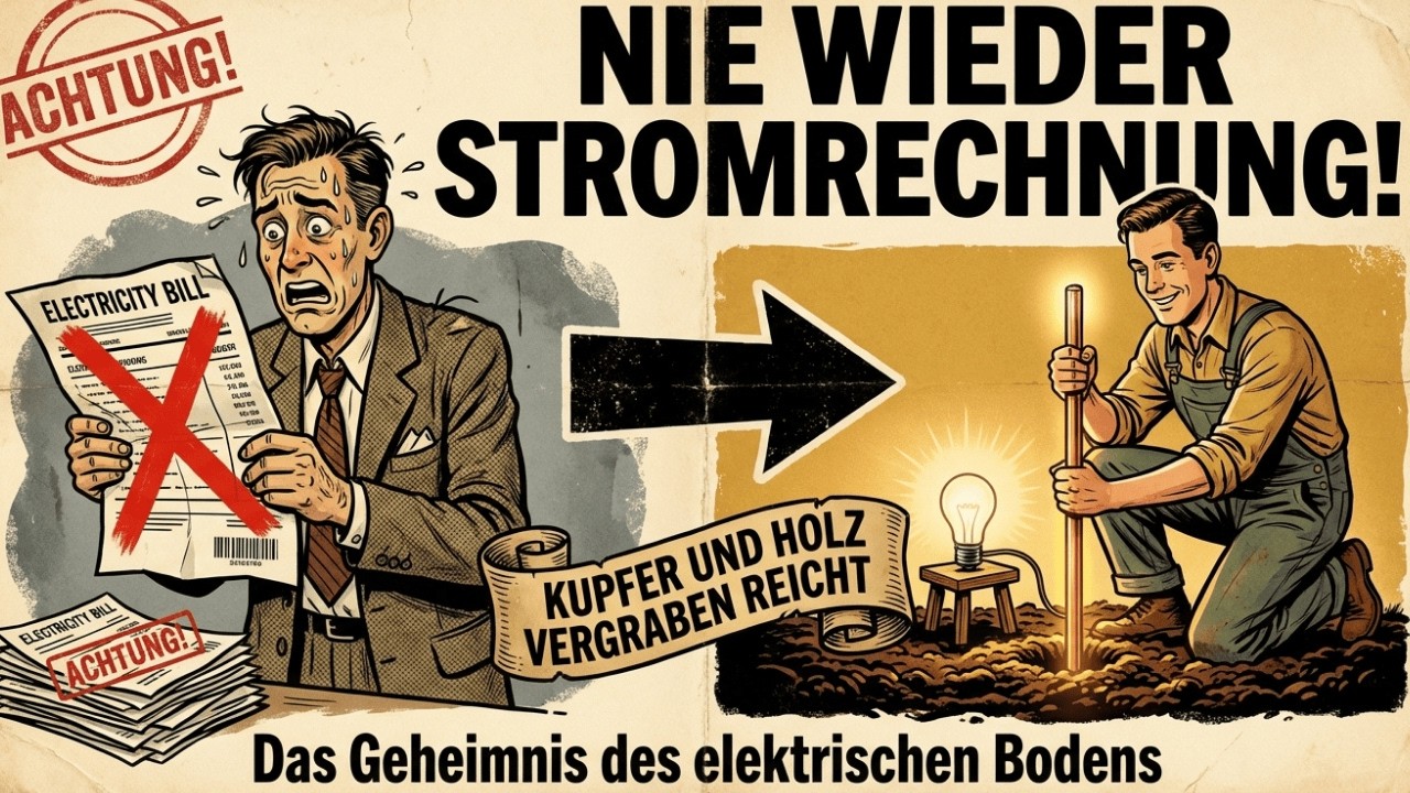 Kupfer und Holz vergraben erzeugt unendliche Energie – das Geheimnis des 