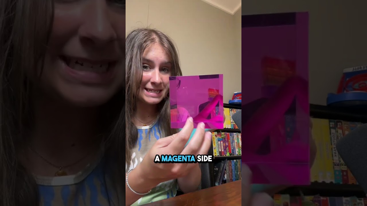 CMYC Cubes shows you exactly how colors work! #cmycubes #colortheory #colormixingmagic