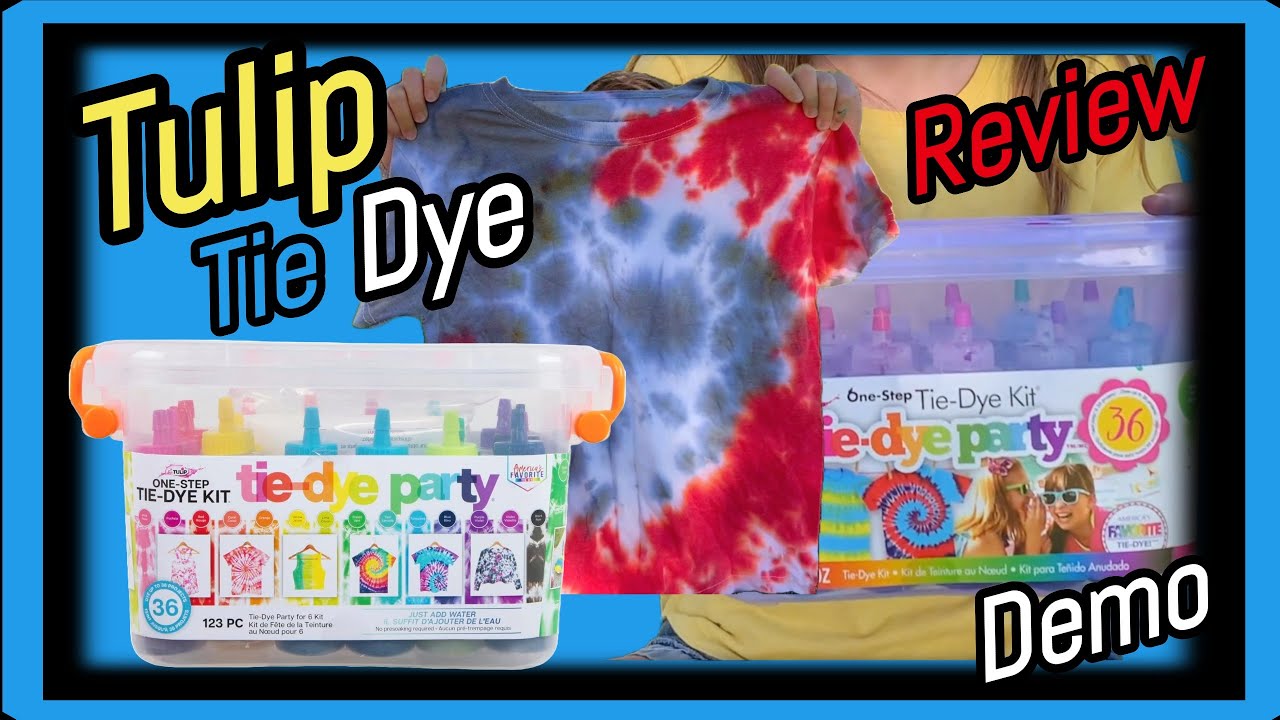 Tulip One-Step Tie-Dye Party Kit Review & Demonstration
