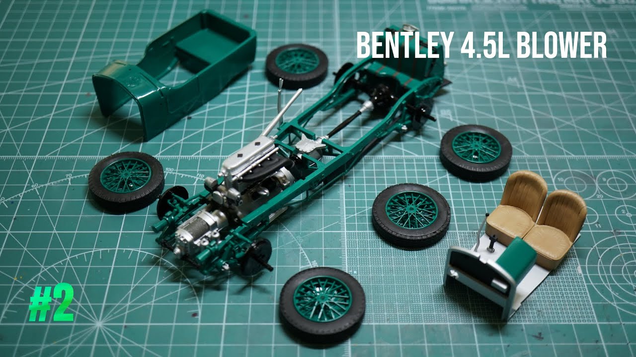 #2 Heller 1/24 스케일 벤틀리 4.5L Blower 조립.