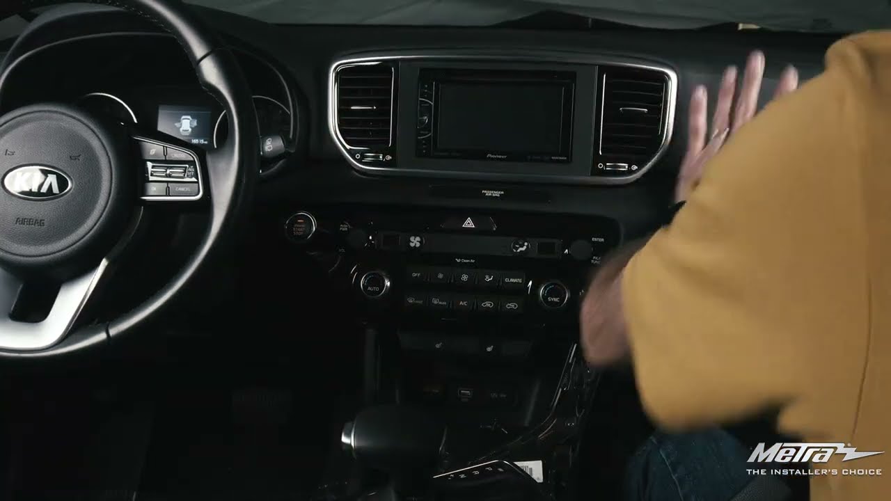 Dash Kit Installation - Fits 2020-2022 Kit Sportage (95-7298B/95-7299B)