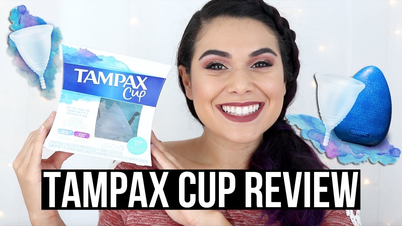 TAMPAX CUP REVIEW: The Newest Menstrual Cup!