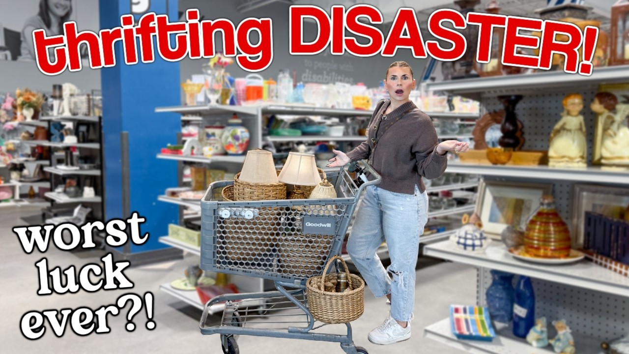 I Have The WORST Thrifting Luck EVER!!! 😭 hidden gems finds turned DISASTER!!