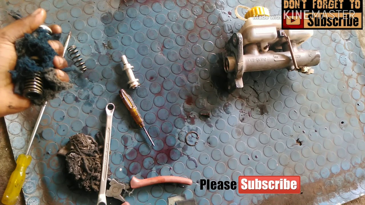 Brake Master Cylinder Kit Changing l Mahendra pikup