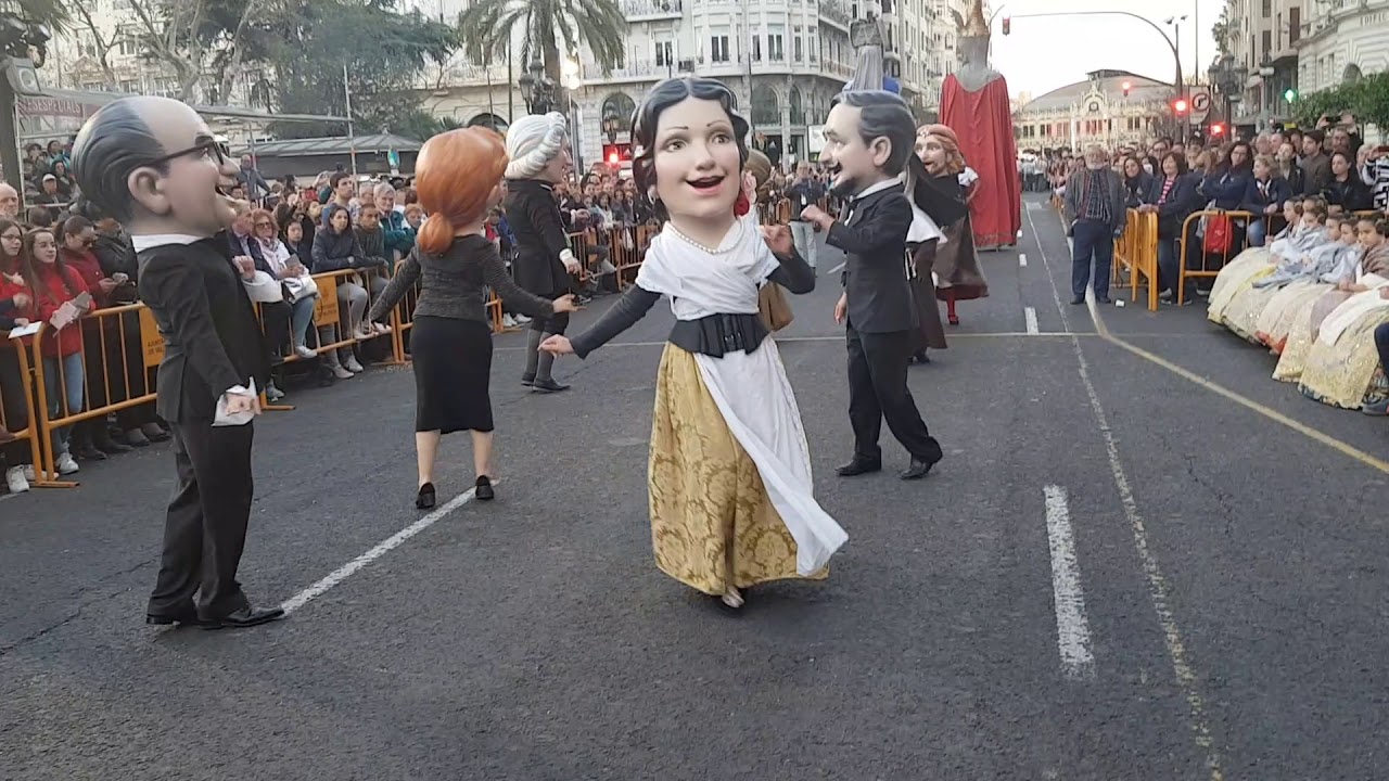 Cabuts de València-Cavalcada del Patrimoni 2019-El Forcat danses.