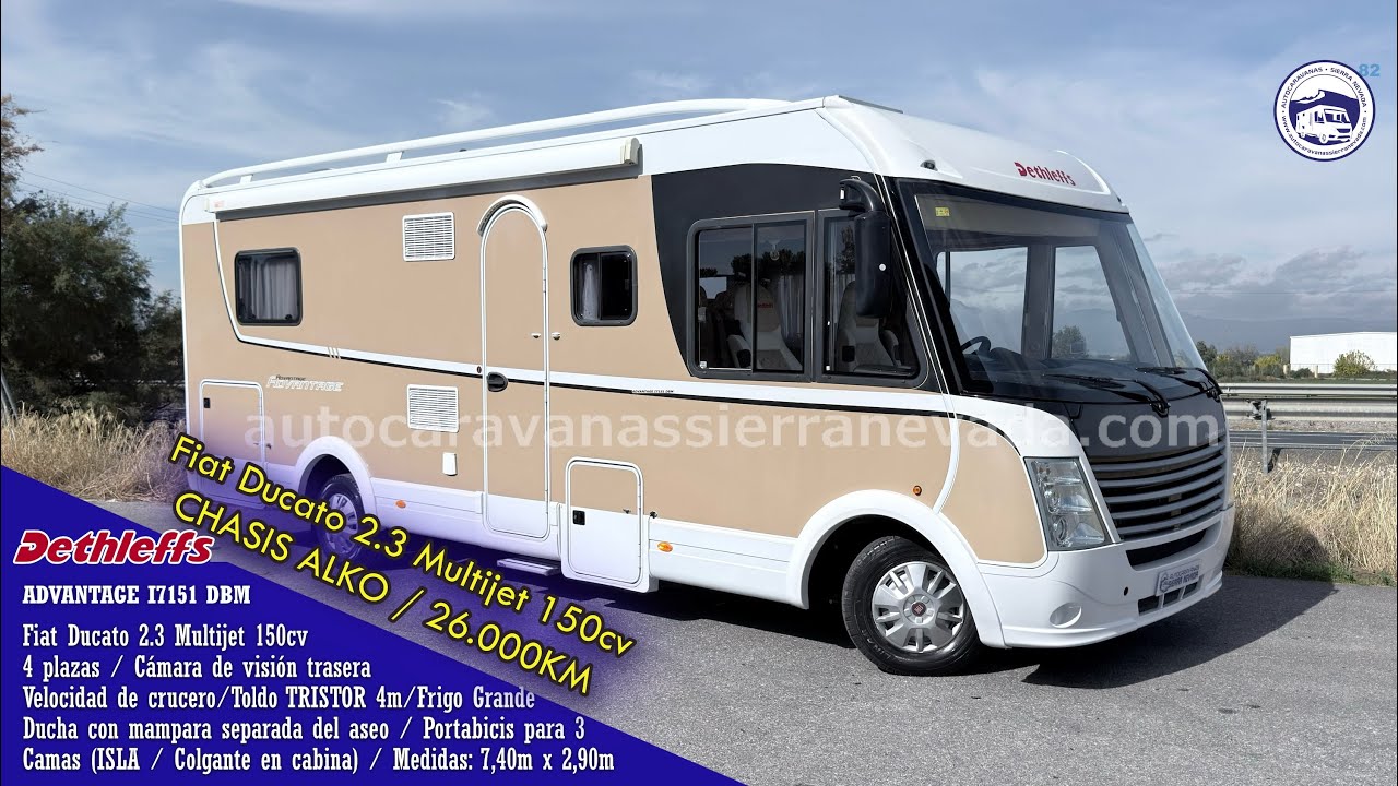 25/82 AUTOCARAVANA INTEGRAL DETHLEFFS ADVANTAGE I7151