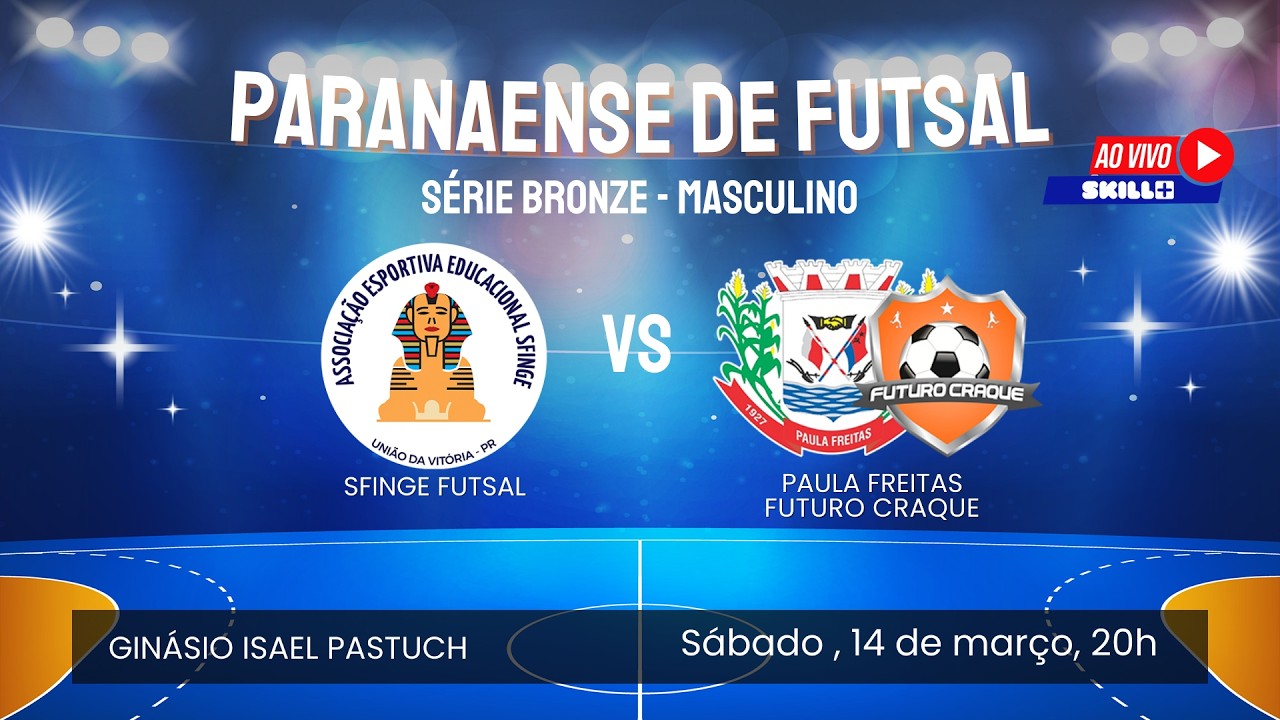 SFINGE FUTSAL X PAULA FREITAS/FUTURO CRAQUE
