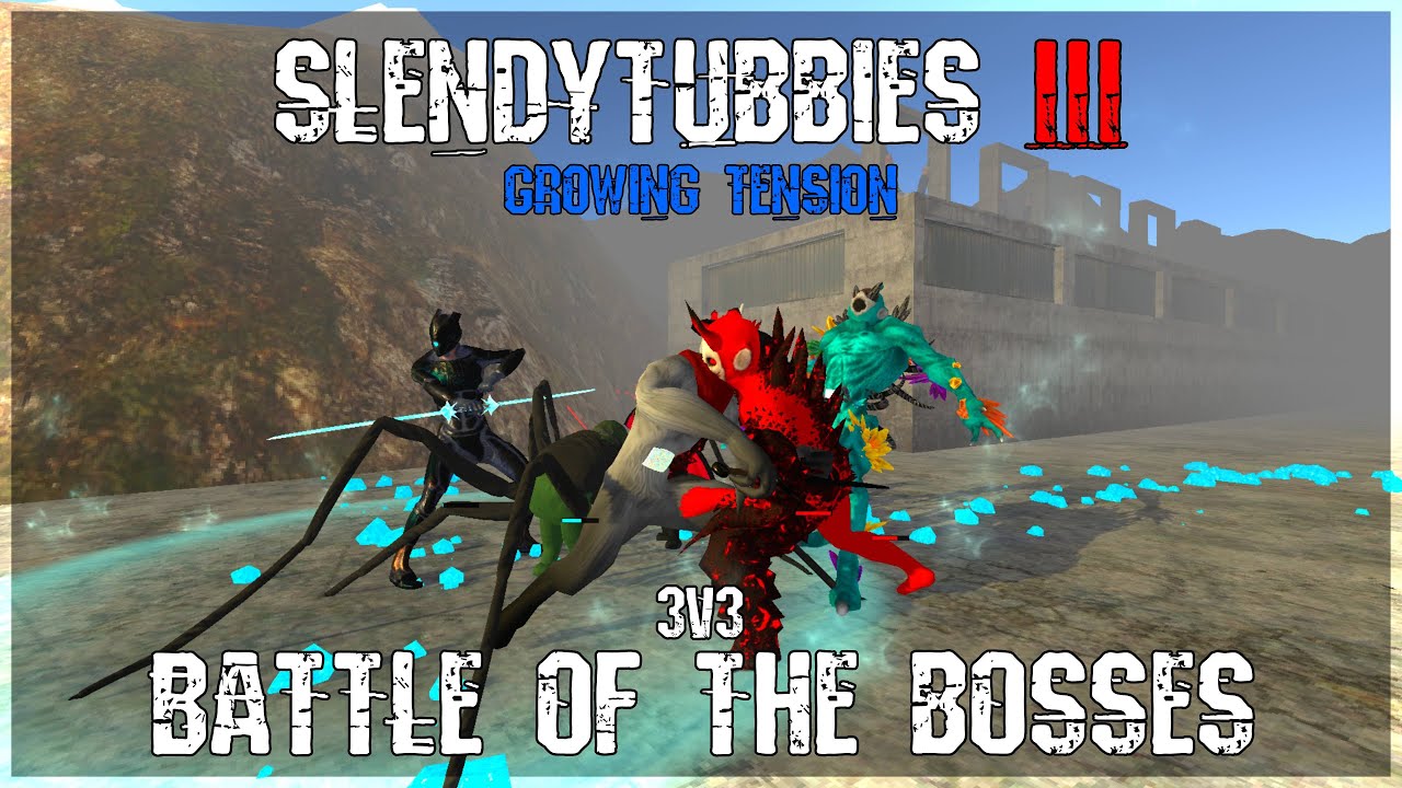 Slendytubbies 3 Growing Tension Battle of the bosses 3v3 5#