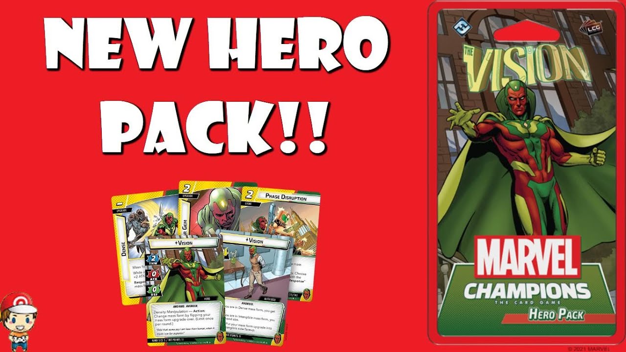 Набор героев Vision Marvel Champions НАКОНЕЦ-ТО представлен! Вперёд, андроиды!