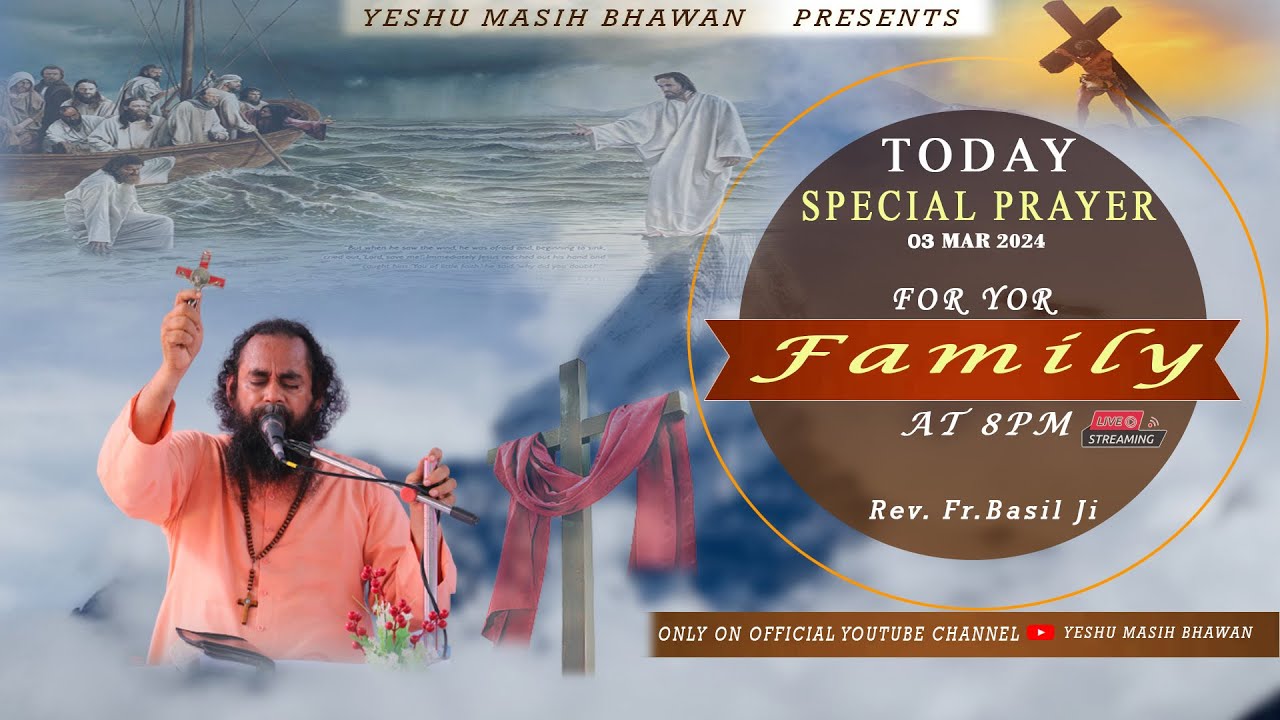 LIVE || GOD IS WITH YOU (03 MARCH 2024) TIME At 8PM FR.BASIL || YMB MALOUT ||