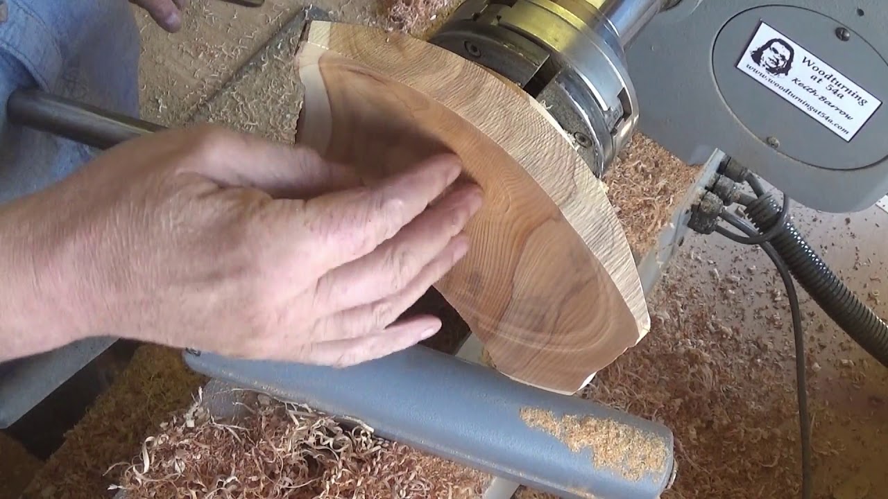 Woodturning at 54a #142  A Square-ish Yew Dish