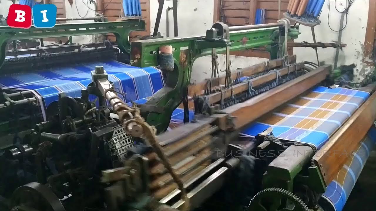 lungi making process in power loom lungi manufacturing | lungi whole sale |