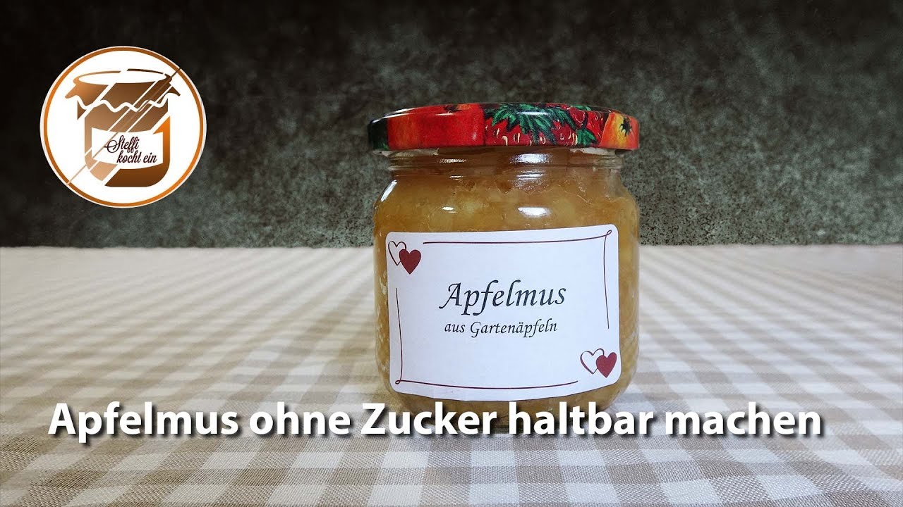 Apfelmus ohne Zucker haltbar machen: Geht das? Worauf muss man achten?