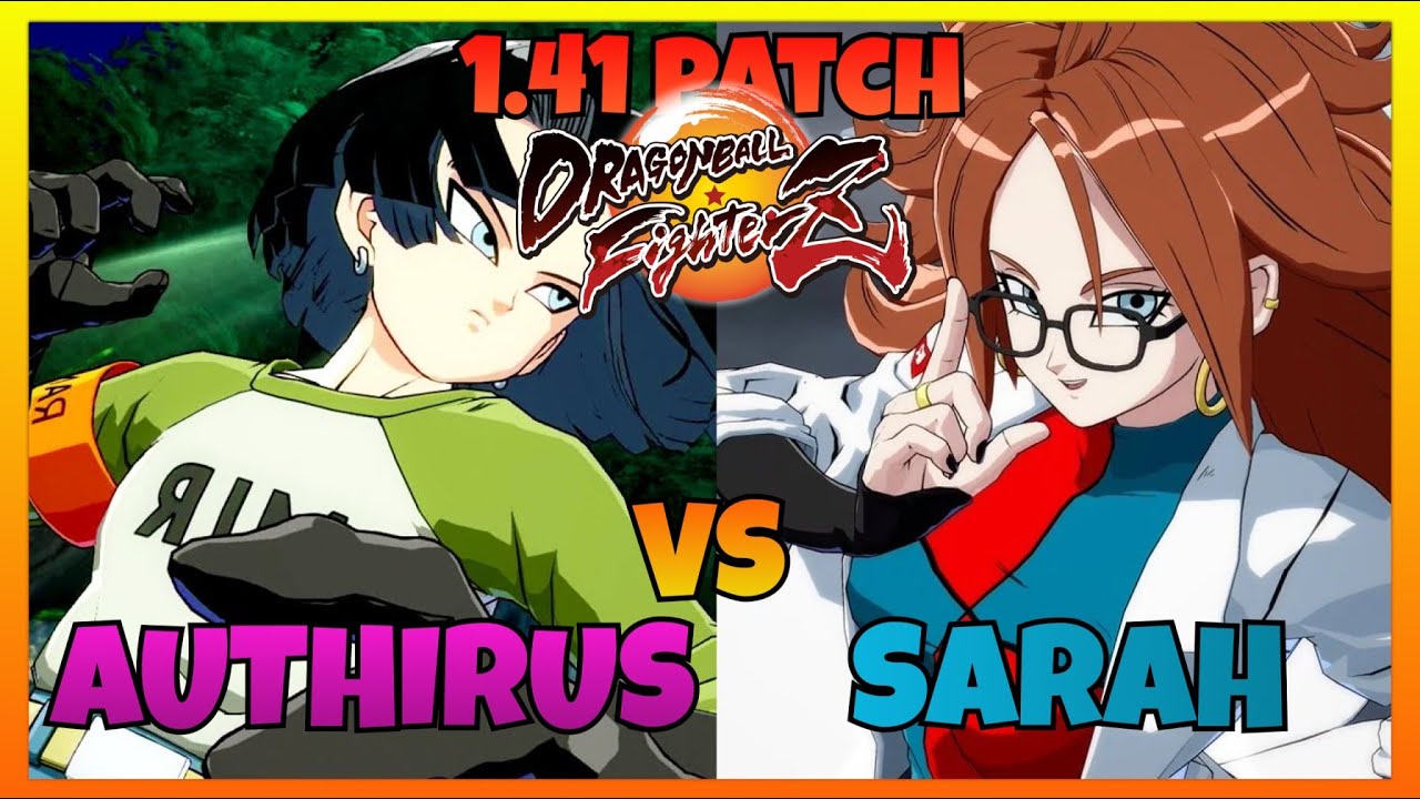 DBFZ 1.41 - AUTHIRUS vs SARAH gameplays (Jiren, Android 17, Janemba vs Gogeta 4, Labcoat 21, Vegito)