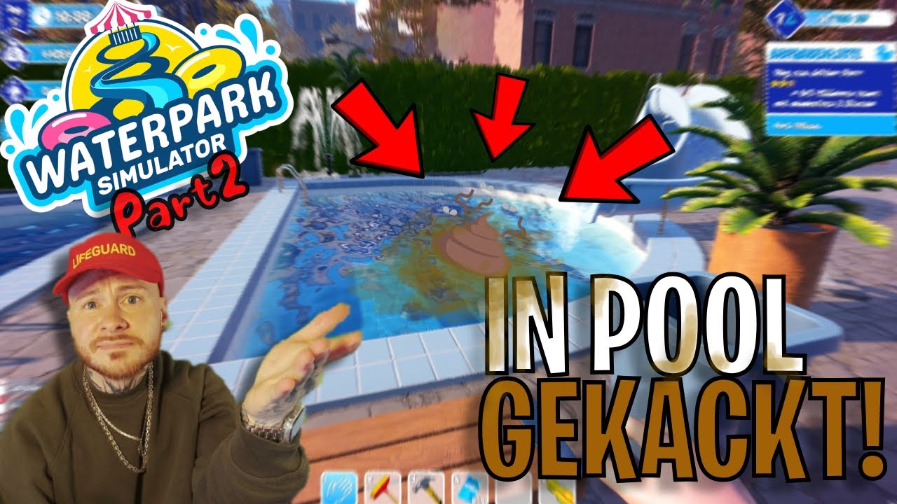 JEMAND HAT IN DEN POOL GEKACKT! 💩 | Waterpark Simulator TEIL 2!