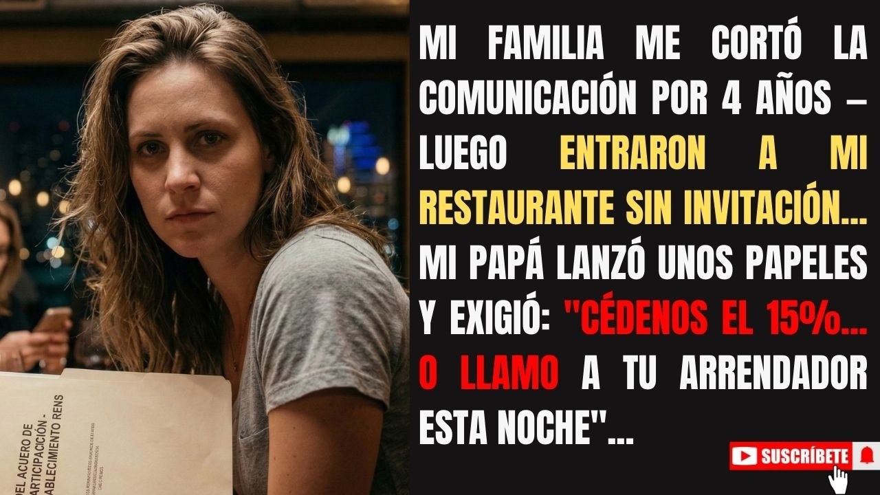 🍷⚖️MI PADRE ME EXIGIÓ EL 15% DE MI NEGOCIO PARA MI HERMANO, PERO NO SABÍA QUE YO TENÍA LAS PRUEBAS..