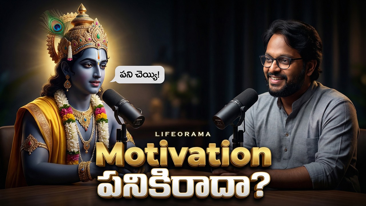 Motivation Is Useless &mdash; Try This  Lord Krishna Bhagavad Gita Podcast | LifeOrama