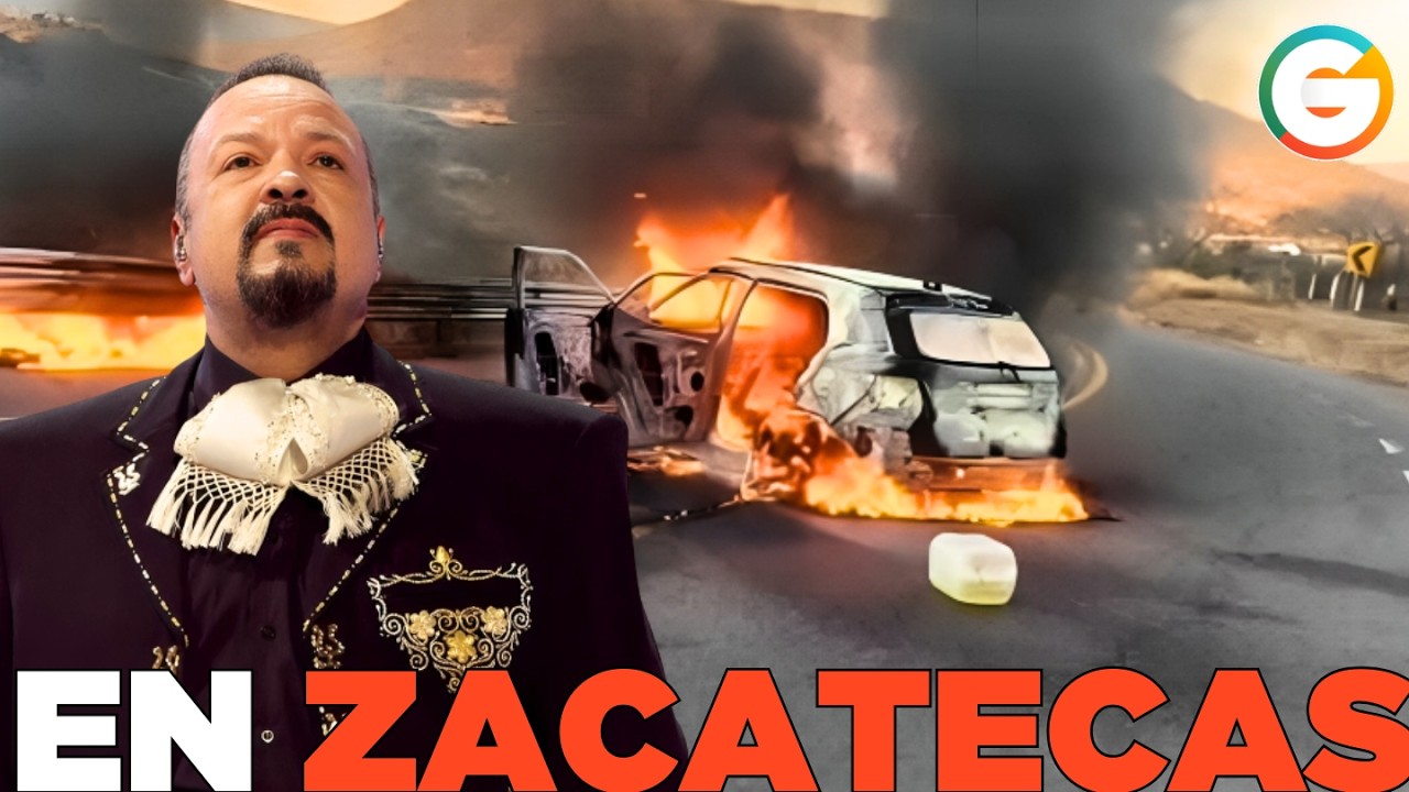 Emboscan convoy donde transitaba el cantante Pepe Aguilar , informan que resultó ileso #Zacatecas