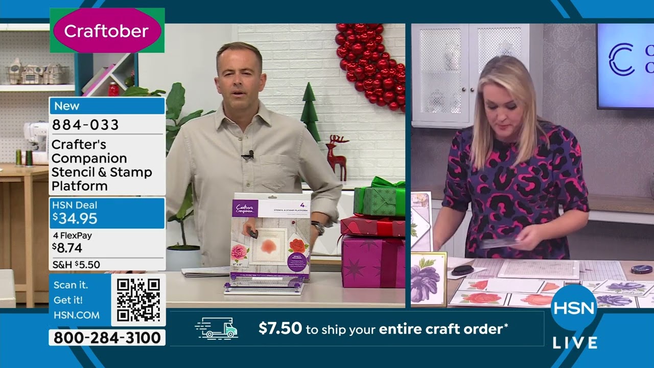 Crafter's Companion Stencil and Stamp Platform