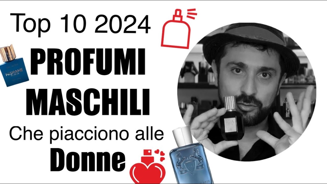 Top 10 2024 ❤️‍🔥PROFUMI Maschili che fanno IMPAZZIRE le donne