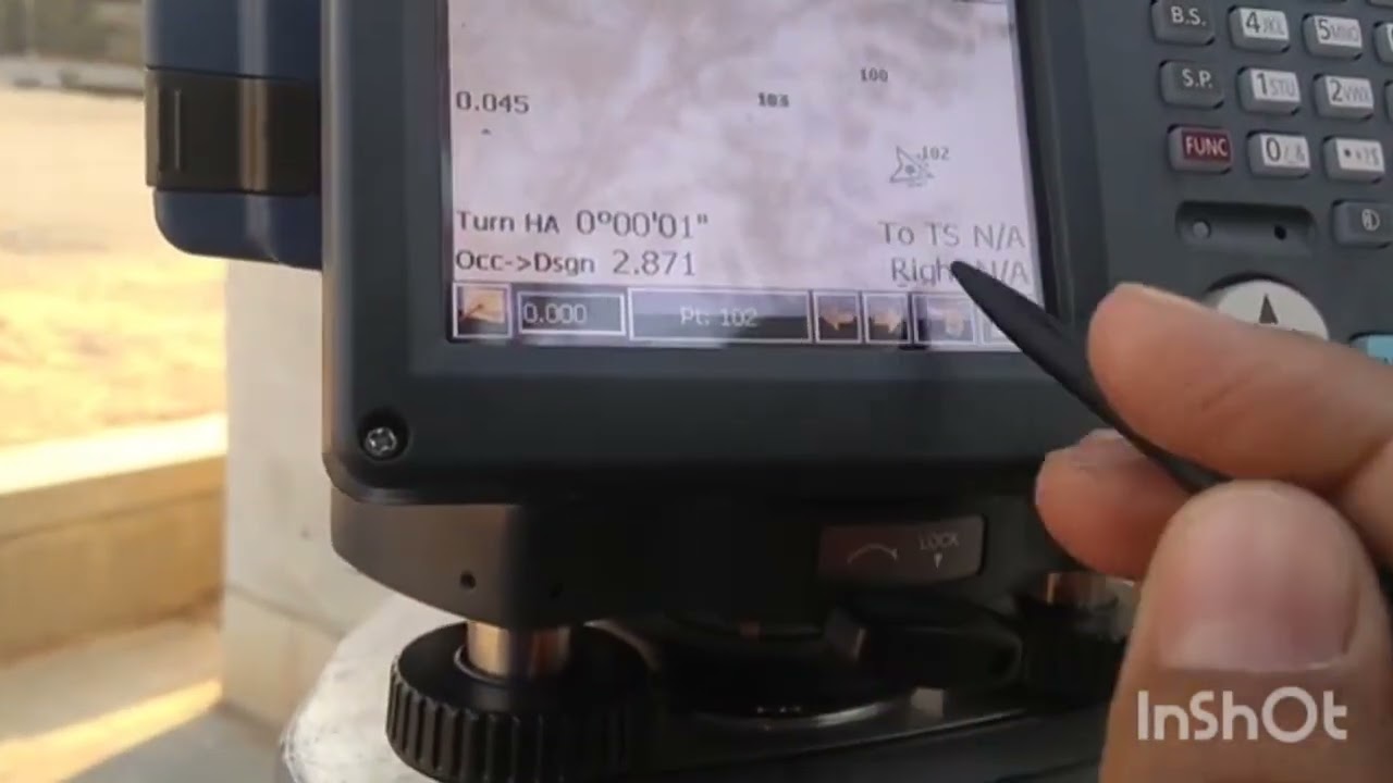 Sokkia. Fx 101 (setup TS point