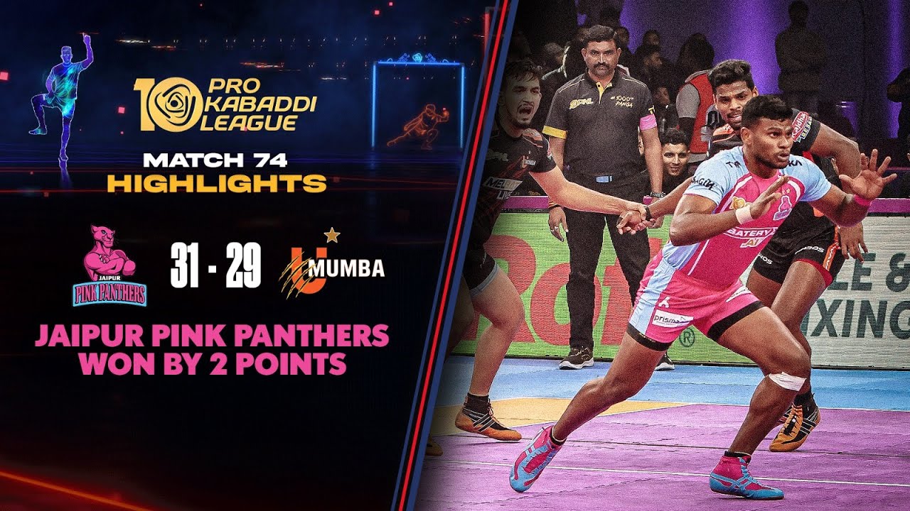 Jaipur Pink Panthers Best Courtesy Arjun Deshwal| PKL 10 Highlights Match #74