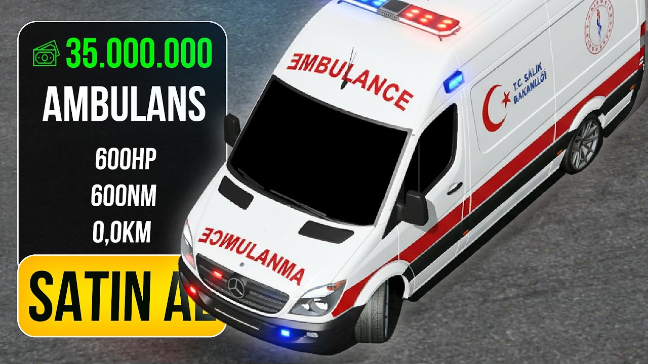 Sadece AMBULANS Yapıp Satarak ZENGİN OLDUM !! Car Parking Multiplayer