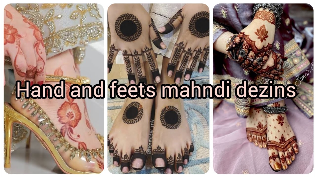 New beautiful and unique hand and feets mahndi dezins #viralvideo #fashionndesigns #fashionkiduniya 