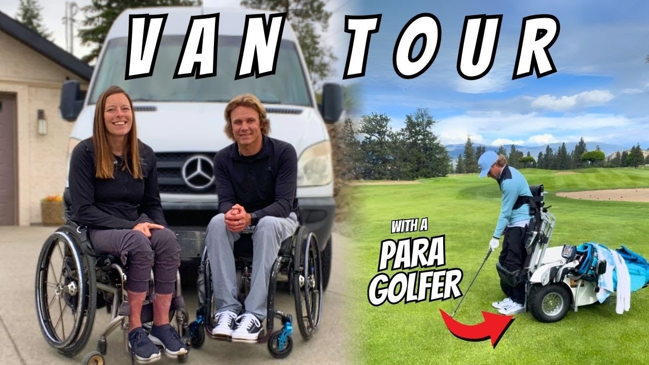 Van tour - wheelchair accessible + amazing ParaGolfer adaptive device