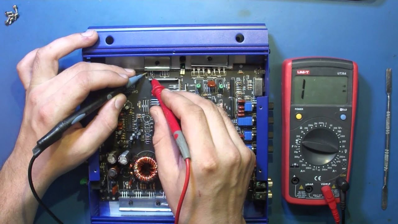 Ремонт автомобильного усилителя  BLAUPUNKT GTA270.