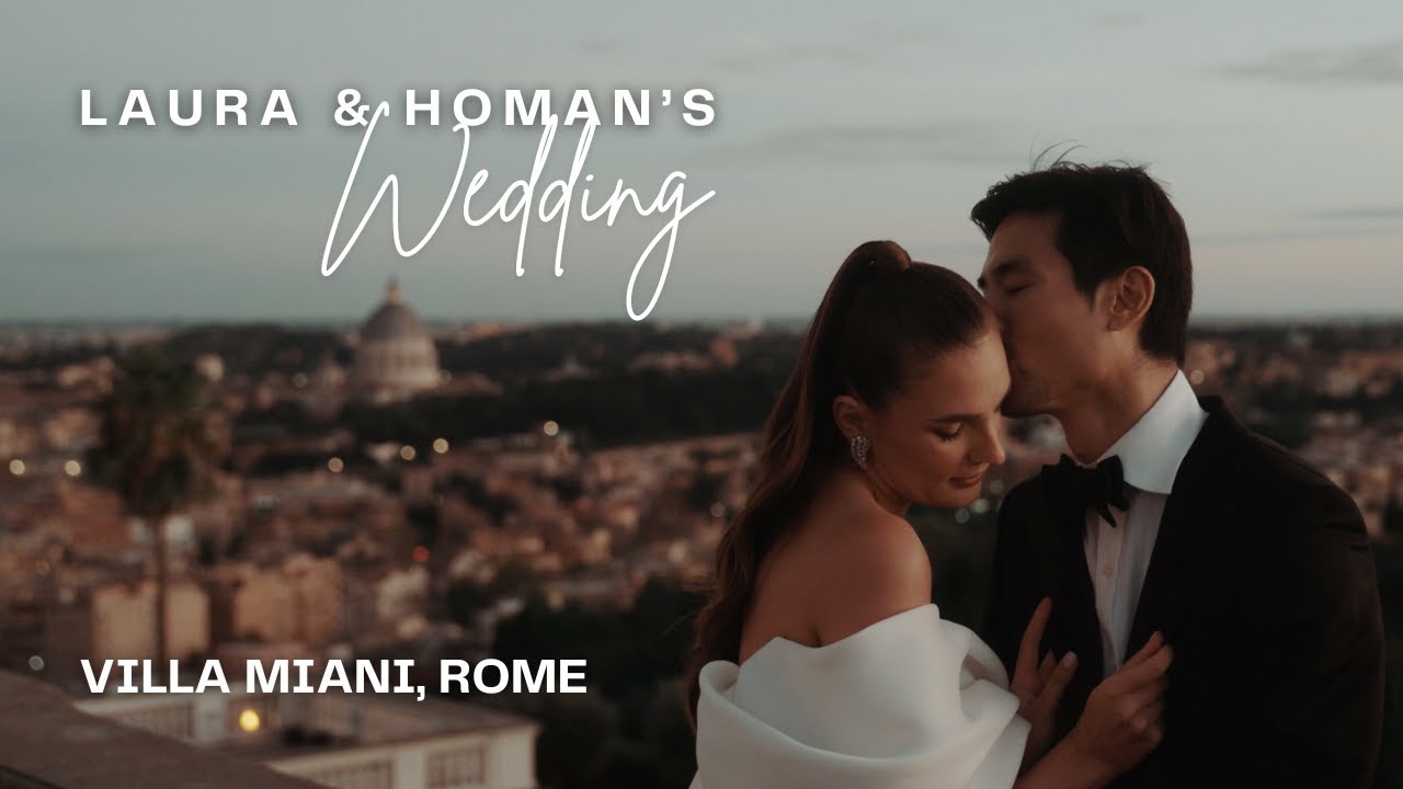 Laura & Homan's wedding at Villa Miani