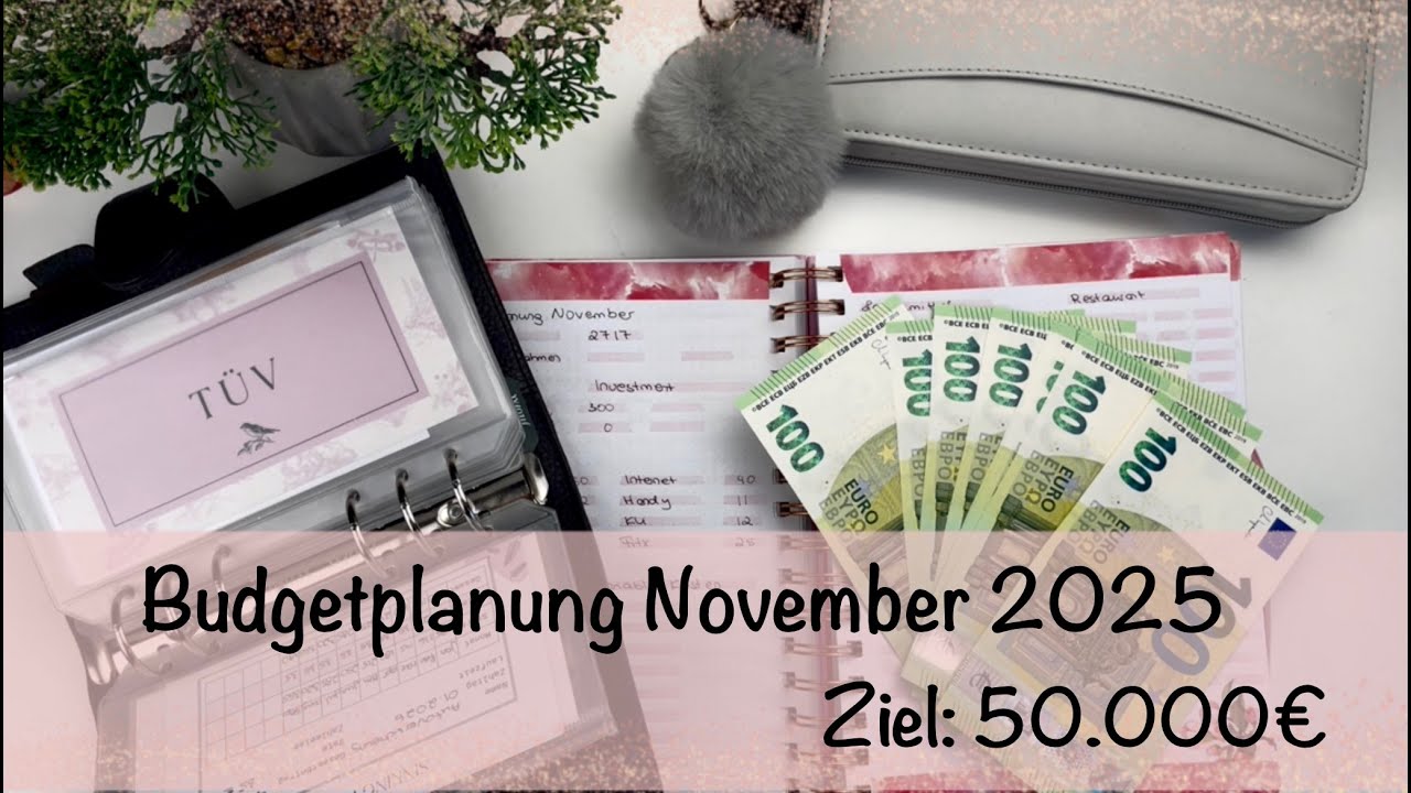 BUDGET PLANNING November 2025 - will I reach my goal of &euro;50,000 this year?