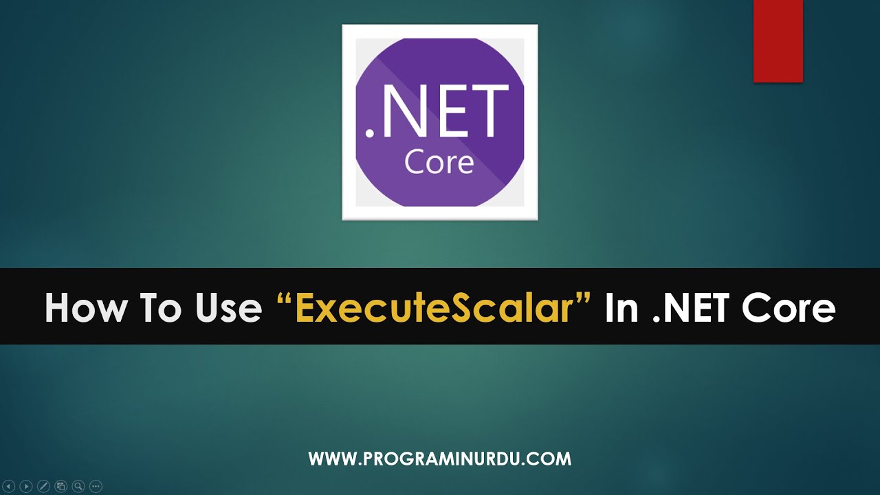 C# .NET Core Tutorials In Urdu & Hindi - How to use ExecuteScalar In .NET Core App