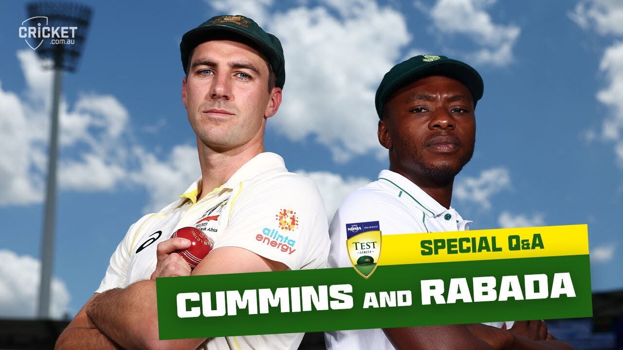 Extended cut | Cummins, Rabada sit down for special Q&A | NRMA Insurance Test Series