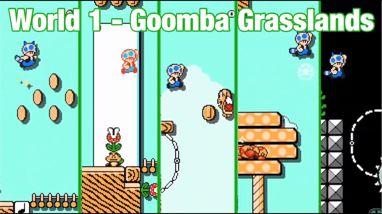 Super Carrot World - World 1 Goomba Grasslands