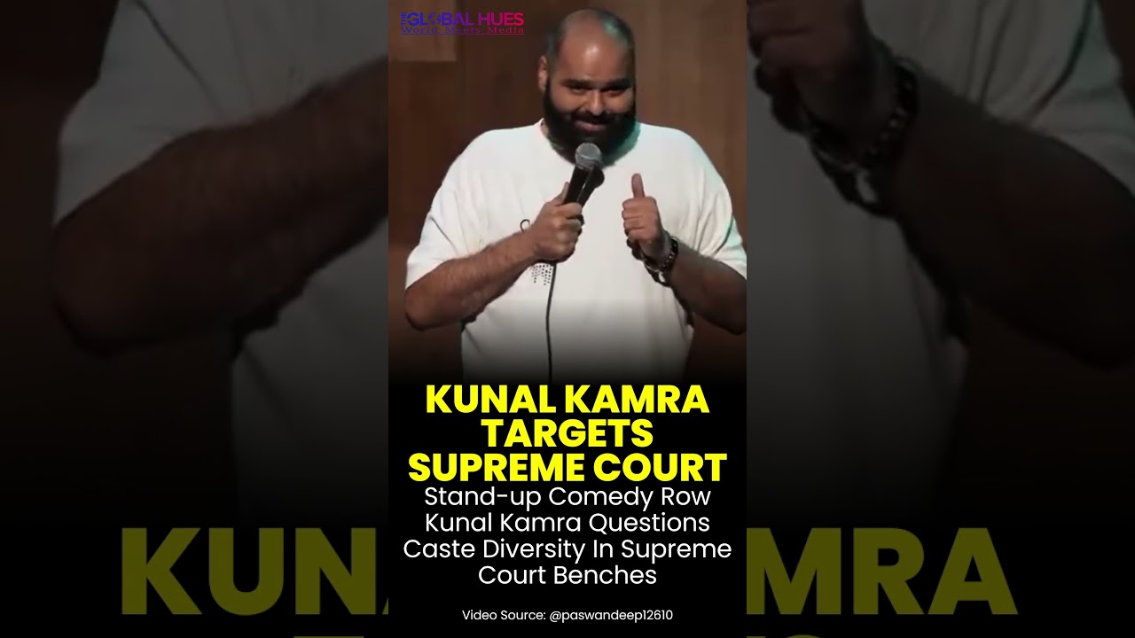 #standupcomedy Row #kunalkamra Questions Caste Diversity in #supremecourt Benches 💥 #judicialreform