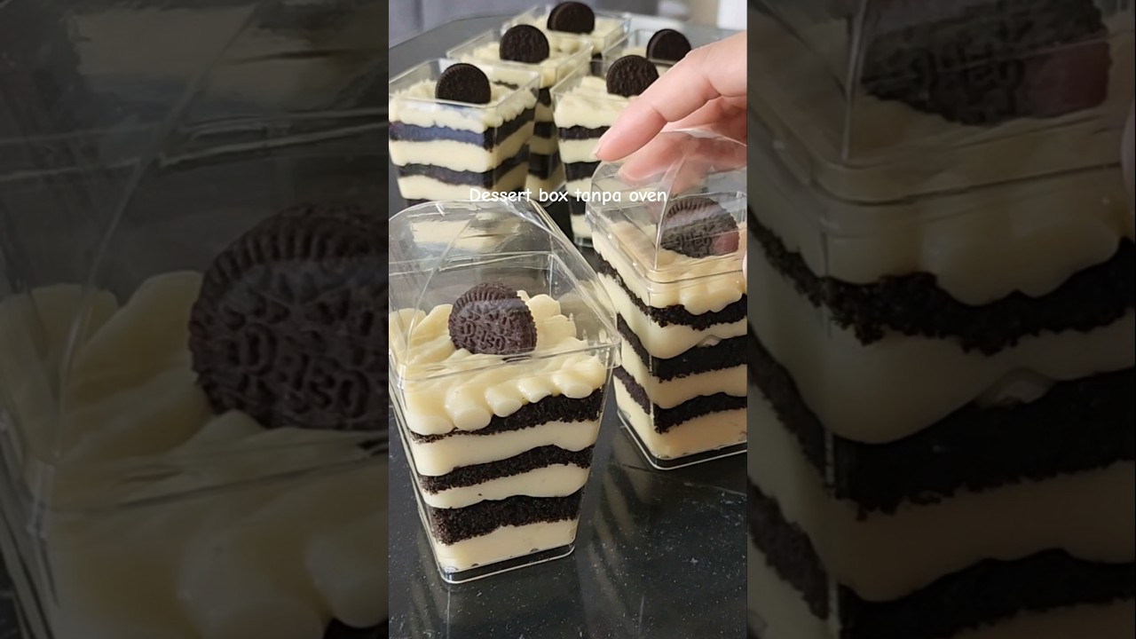 Dessert box tanpa oven. resep klik ▶️☝️