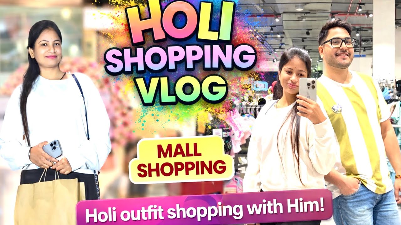 Holi shopping mode ON 🌈🛍️ l Guess karo Holi ke liye kya liya? 😍 #holi #2026 