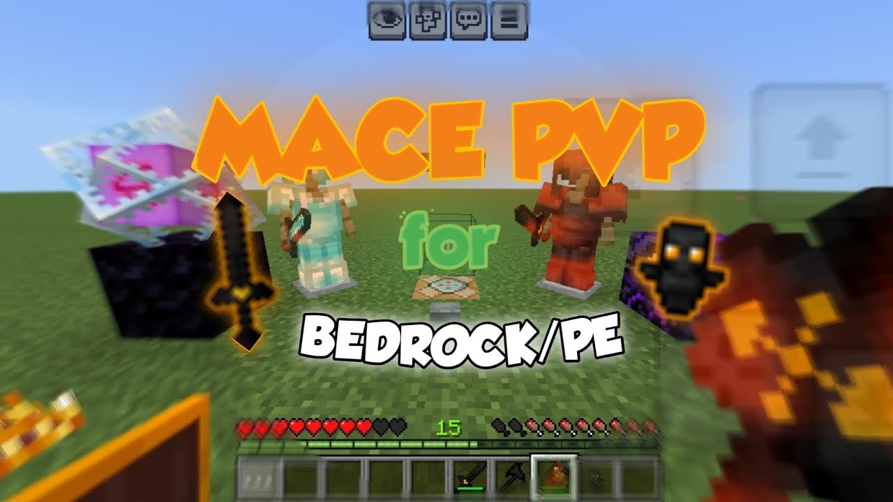 Mace pvp texture pack for Minecraft Bedrock/pe 1.21