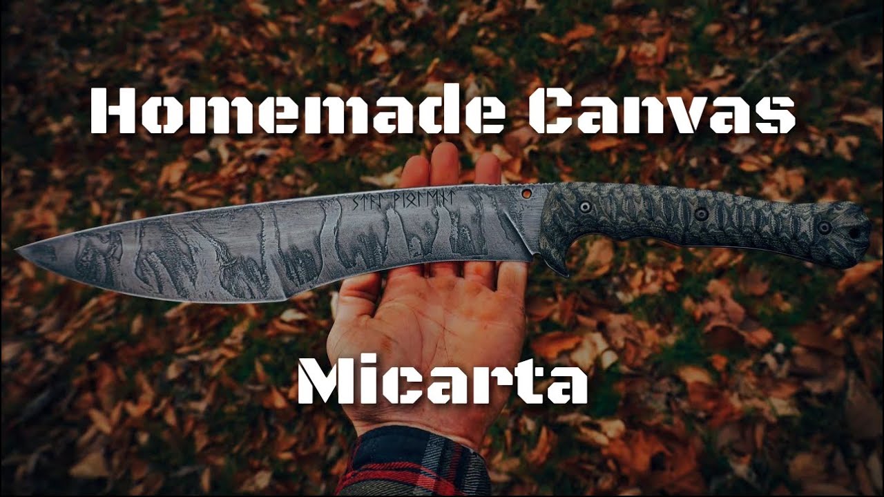 Homemade Canvas Micarta Tutorial