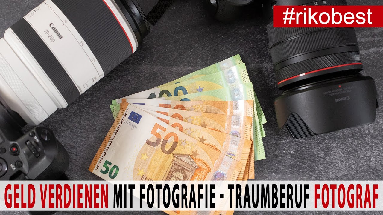 Geld verdienen mit der Fotografie 📷 Traumberuf Fotograf 💰 das solltest du unbedingt wissen ✅