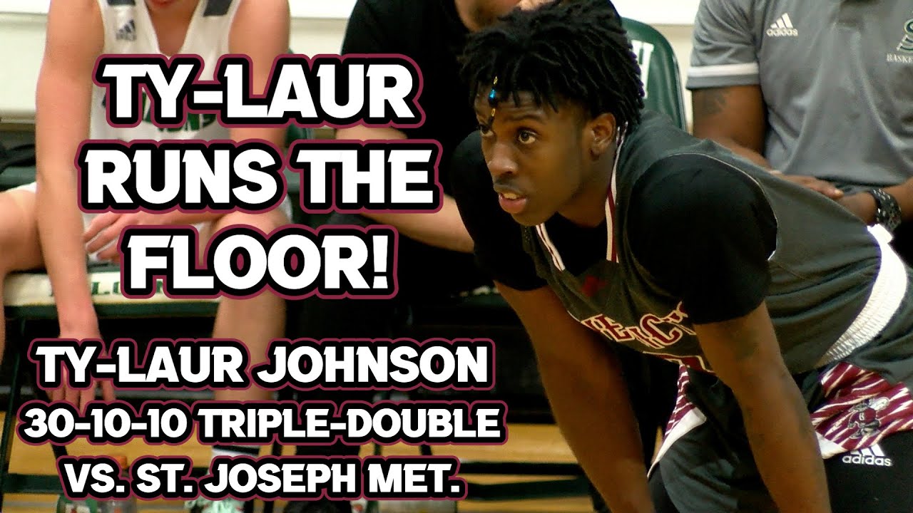 St. Benedict's Prep 88 St. Joseph (Met.) 54 | HS Basketball | Ty-Laur Johnson Triple Double!