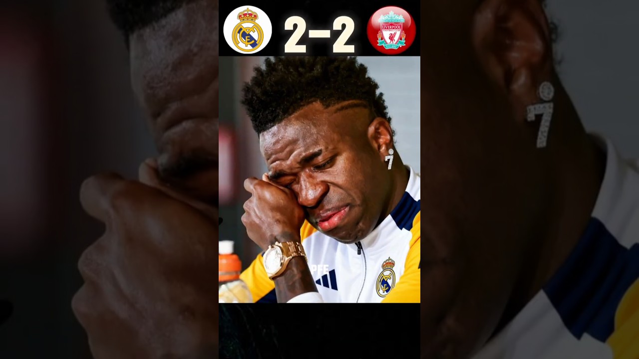 Vin&iacute;cius Jr Shocked at Anfield 😳 | Real Madrid vs Liverpool Battle 🔥