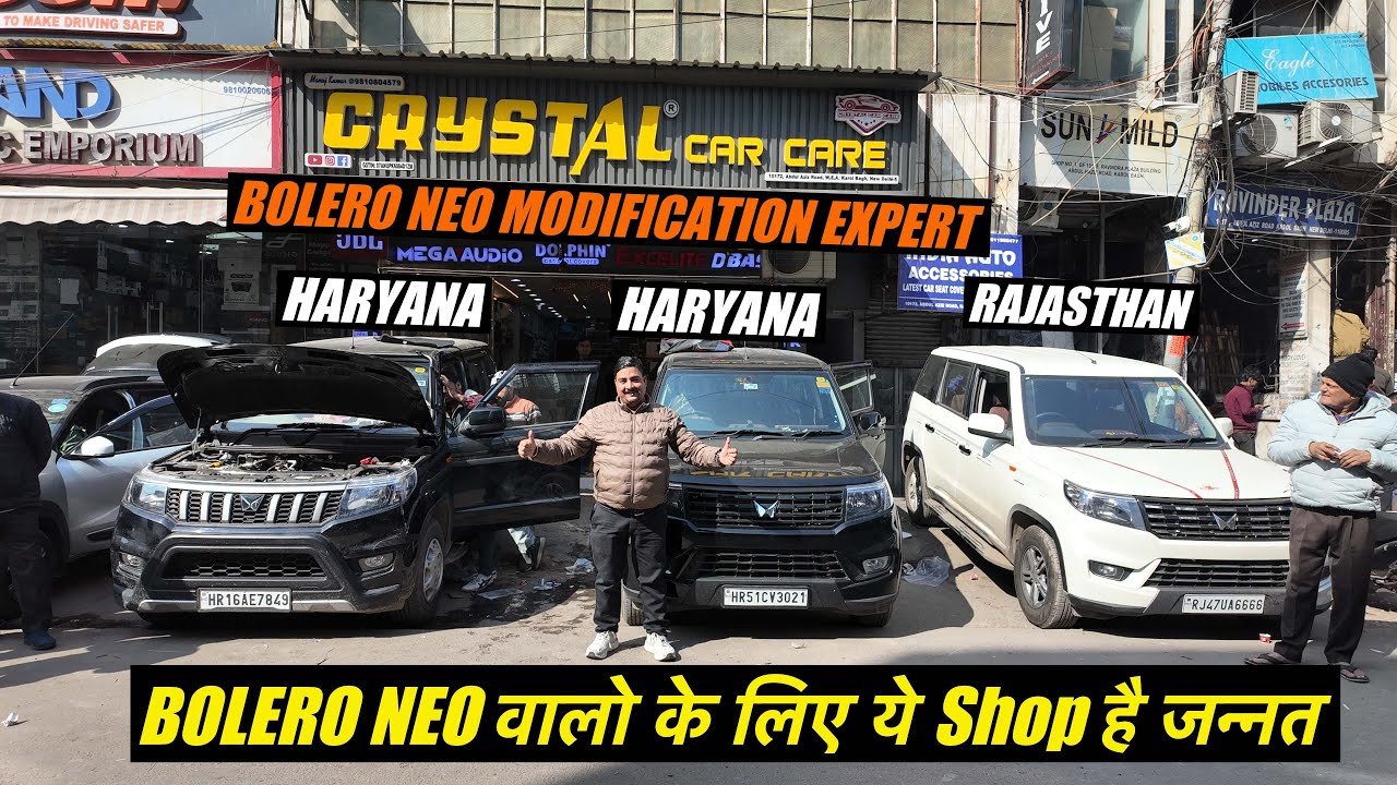 BOLERO NEO वालो के लिए ये Shop है जन्नत 😍 | Best Bolero Modification in India 🇮🇳 Crystal Car Care