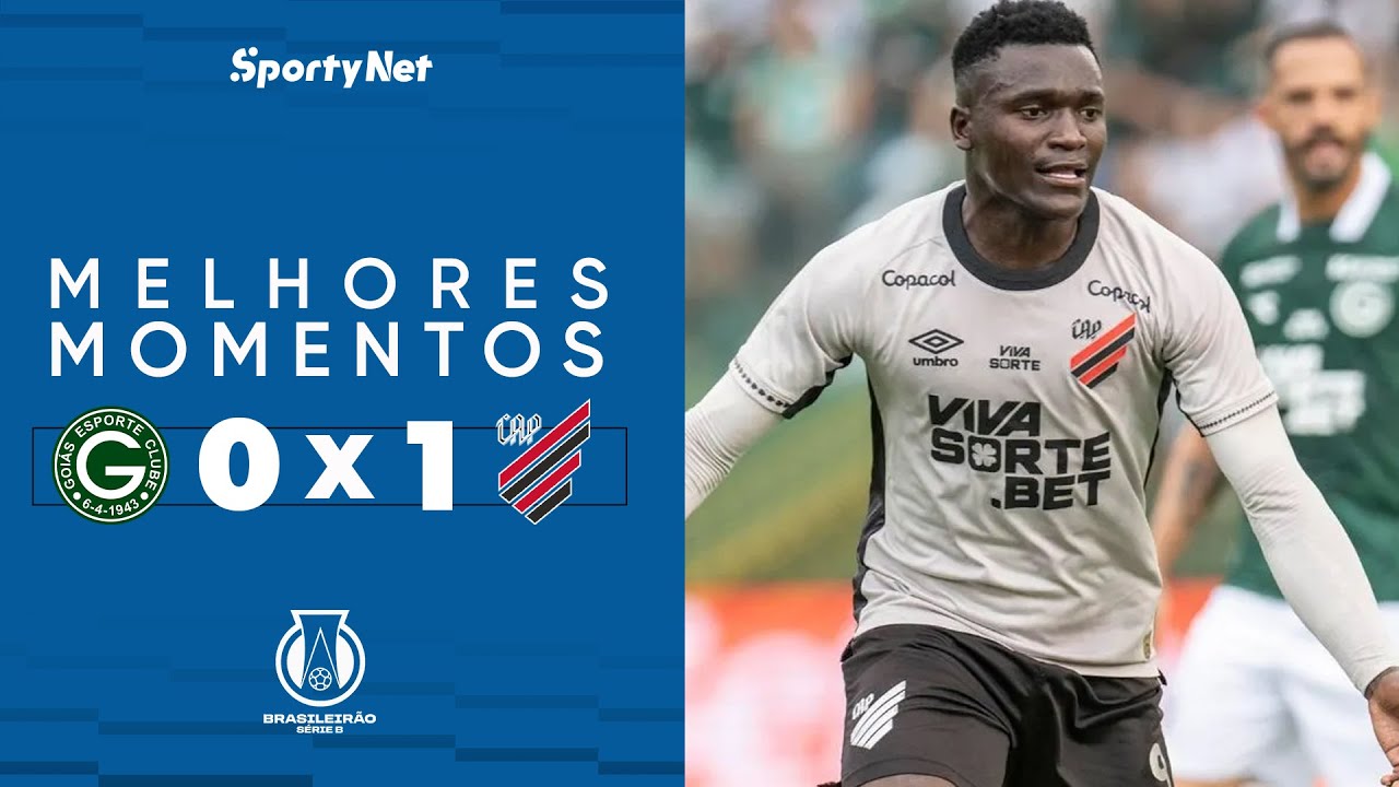 VIVEROS MARCA, ATHLETICO VENCE E ENTRA NO G4 - Goiás 0x1 Athletico PR - Melhores Momentos - Série B