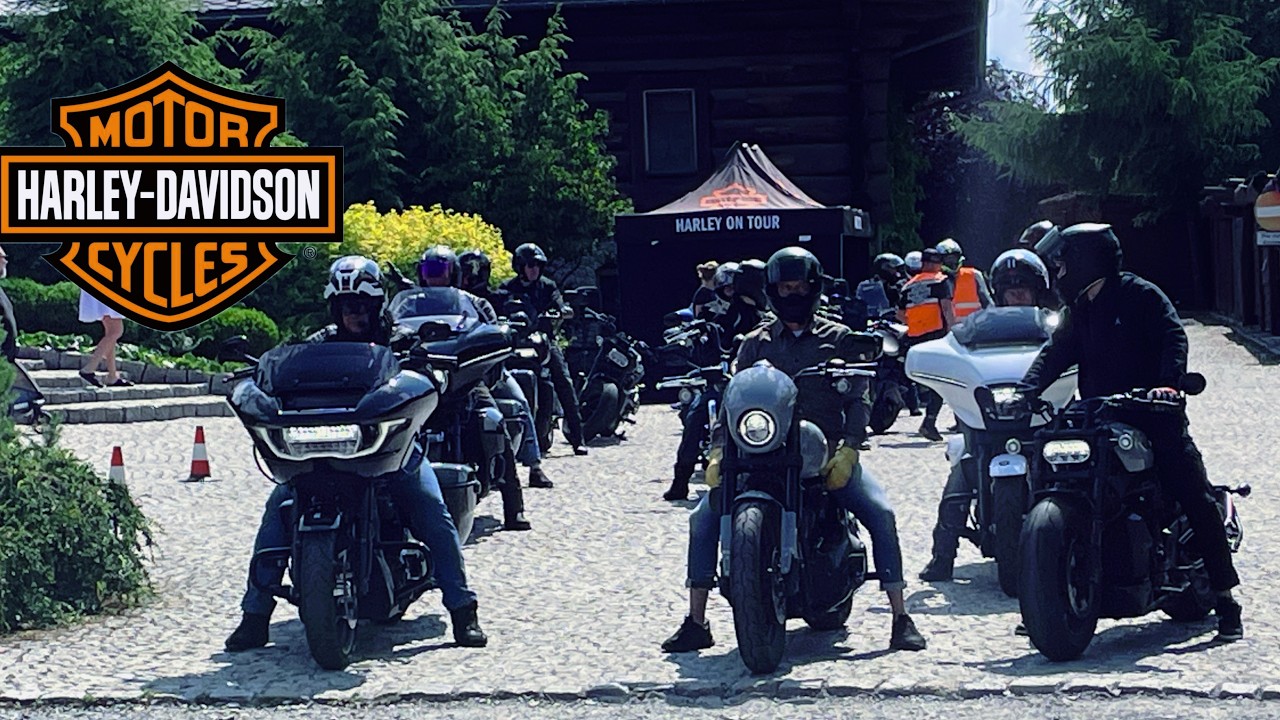 Harley on Tour 2025  -  Test 23 Motocykli Harley-Davidson w Okolicach Ojcowa!