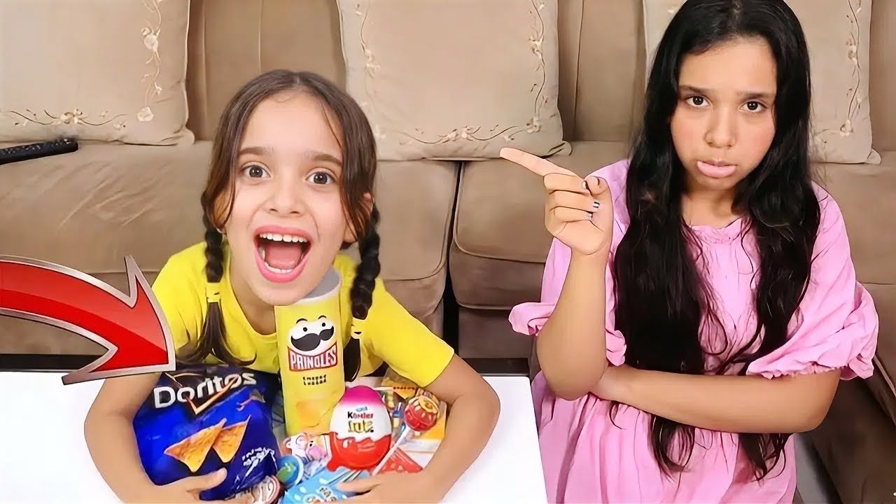 مارية الطماعه تريد كل شي الها😱 أخدت كل حلويات شفا 😰#مارية 
