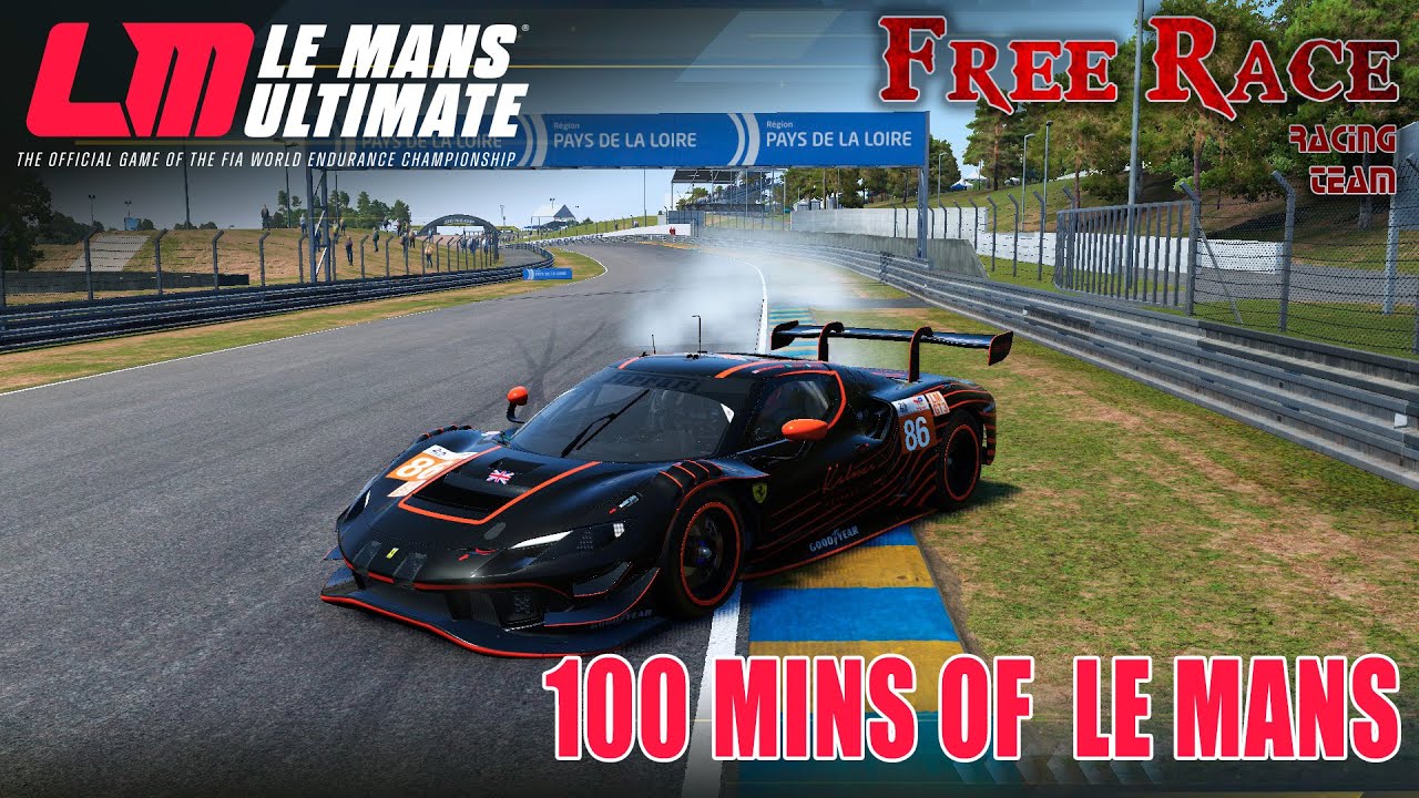 🔴 Le Mans Ultimate. Фан-гонка LMGT3 100 минут Ле Мана,  переменная погода
