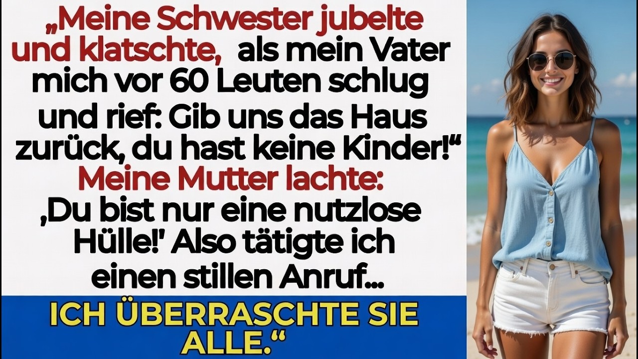 Mein Vater schlug mich vor allen – doch ein Anruf ließ die ganze Familie erstarren